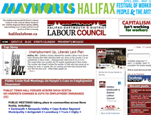 Tablet Screenshot of halifaxlabour.ca